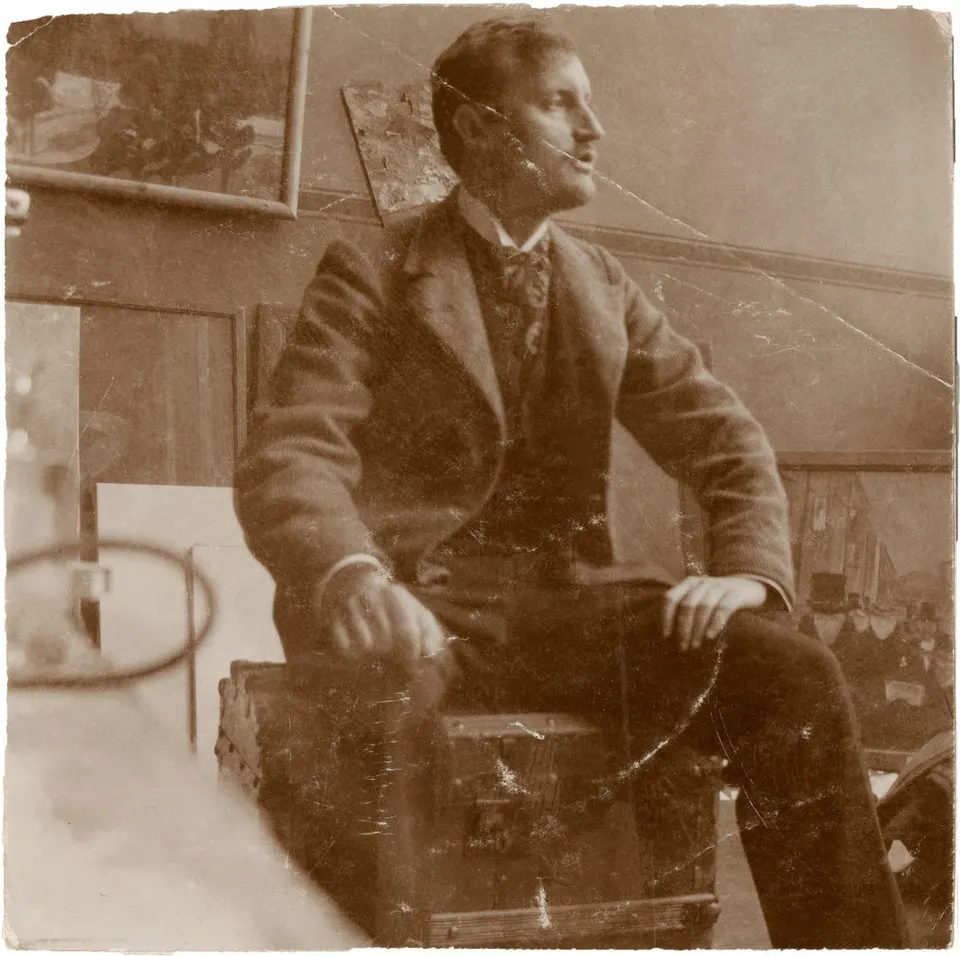 Munch self-portrait