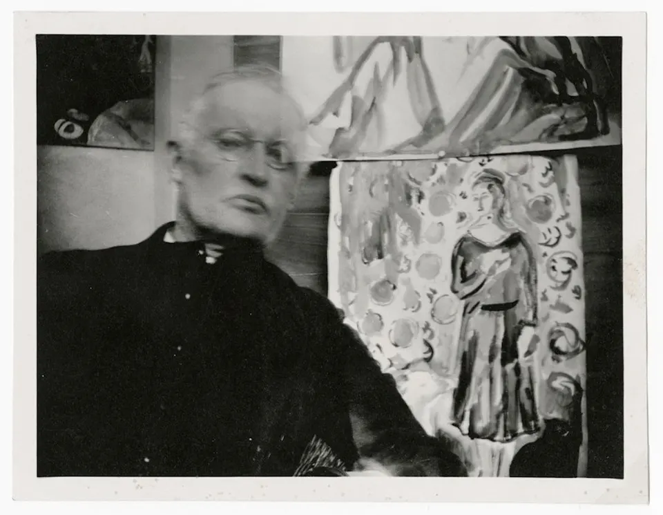 Munch self-portrait