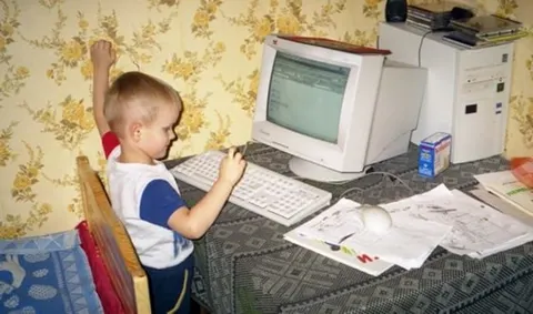 Vitalik as a child