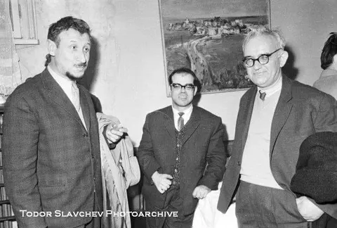 Атанас Далчев, Радой Ралин и Дамян Дамянов