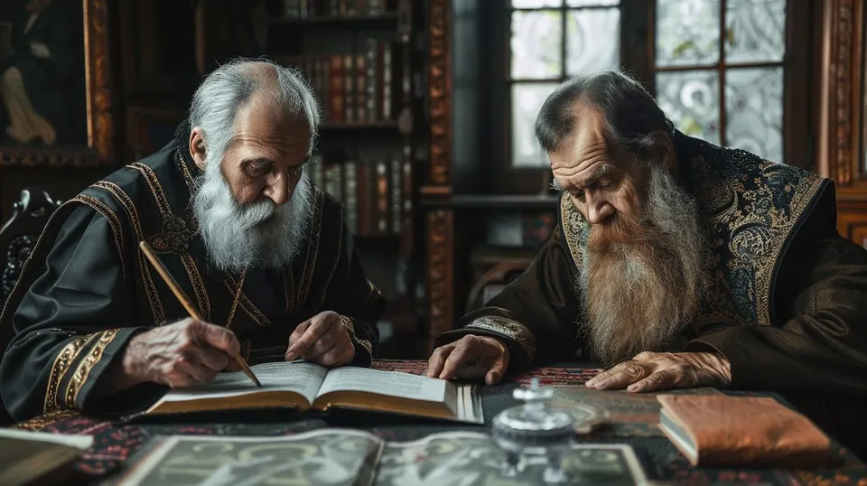 Cyril and Methodius according to Midjourney