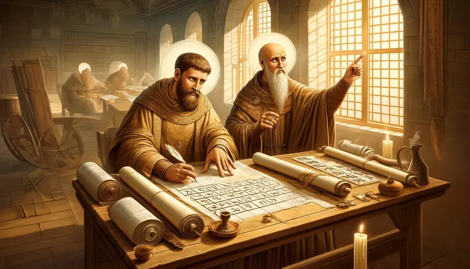 Cyril and Methodius according to Midjourney