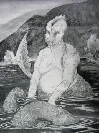 The demon Ichi, an invented mythological figure that “lived” for almost a decade